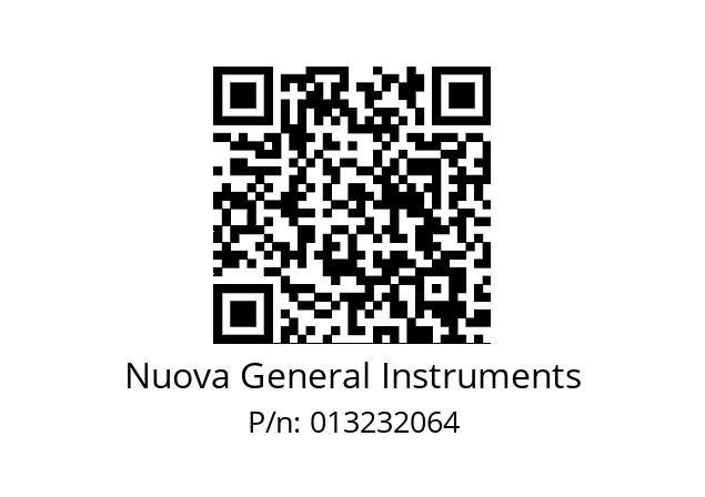   Nuova General Instruments 013232064