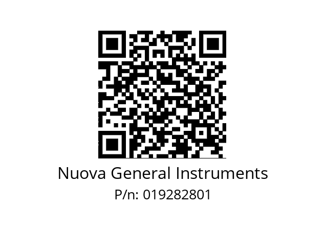   Nuova General Instruments 019282801