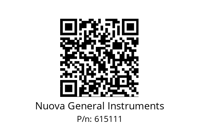   Nuova General Instruments 615111