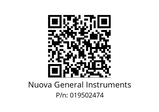   Nuova General Instruments 019502474