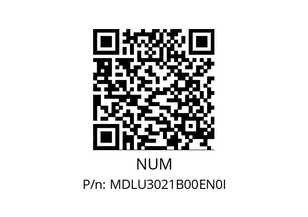   NUM MDLU3021B00EN0I