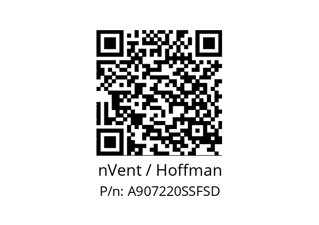   nVent / Hoffman A907220SSFSD