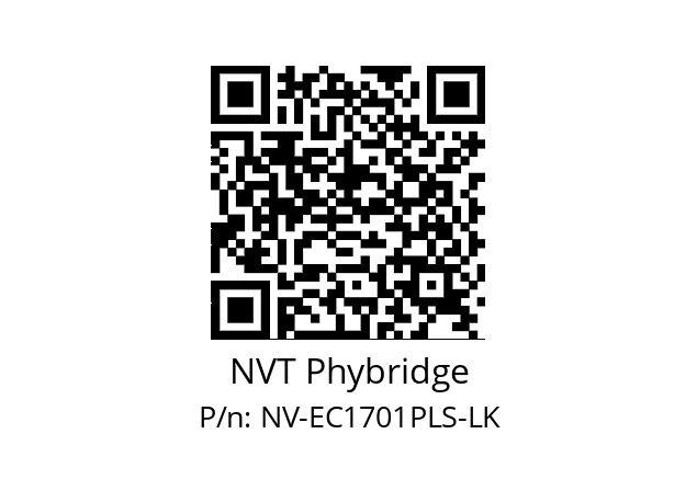   NVT Phybridge NV-EC1701PLS-LK