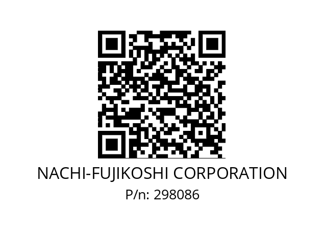   NACHI-FUJIKOSHI CORPORATION 298086