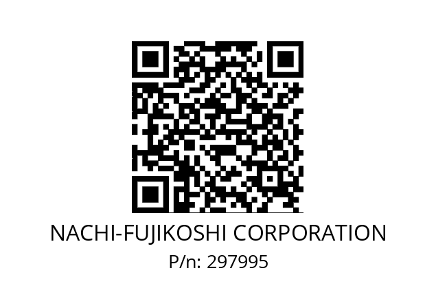   NACHI-FUJIKOSHI CORPORATION 297995