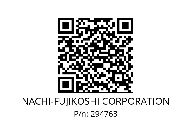   NACHI-FUJIKOSHI CORPORATION 294763