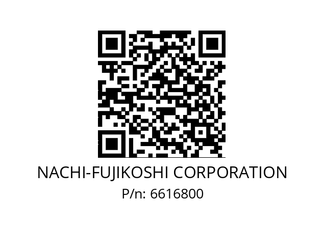   NACHI-FUJIKOSHI CORPORATION 6616800