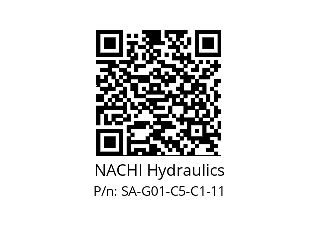   NACHI Hydraulics SA-G01-C5-C1-11