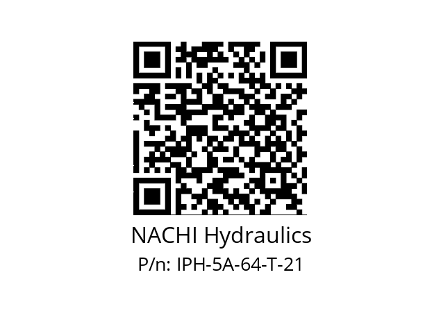   NACHI Hydraulics IPH-5A-64-T-21