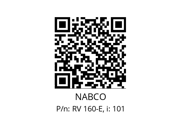   NABCO RV 160-E, i: 101