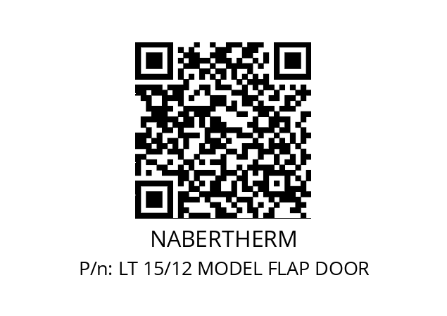   NABERTHERM LT 15/12 MODEL FLAP DOOR