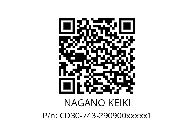   NAGANO KEIKI CD30-743-290900xxxxx1