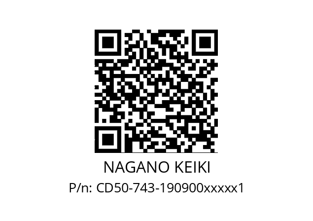   NAGANO KEIKI CD50-743-190900xxxxx1