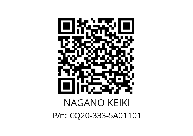   NAGANO KEIKI CQ20-333-5A01101