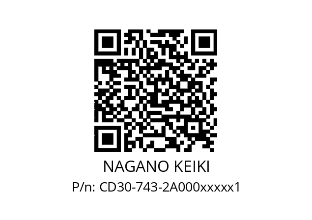   NAGANO KEIKI CD30-743-2A000xxxxx1