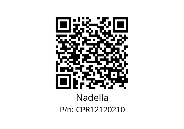   Nadella CPR12120210