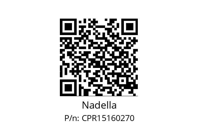   Nadella CPR15160270