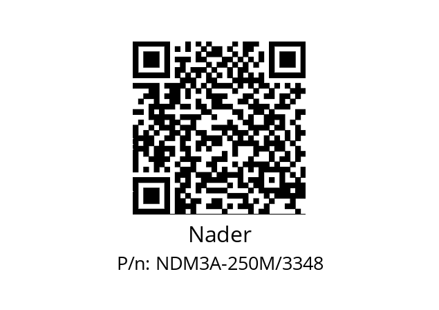   Nader NDM3A-250M/3348