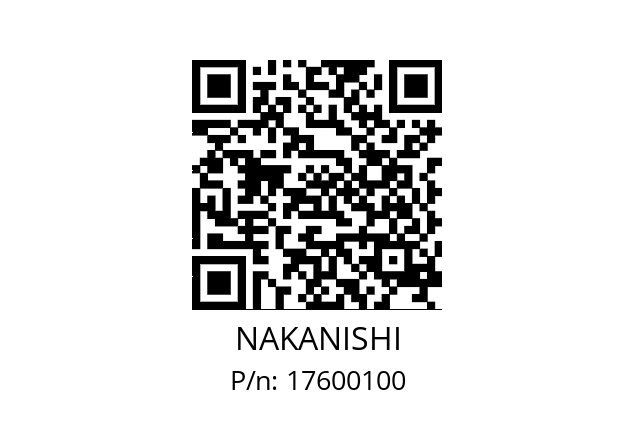   NAKANISHI 17600100