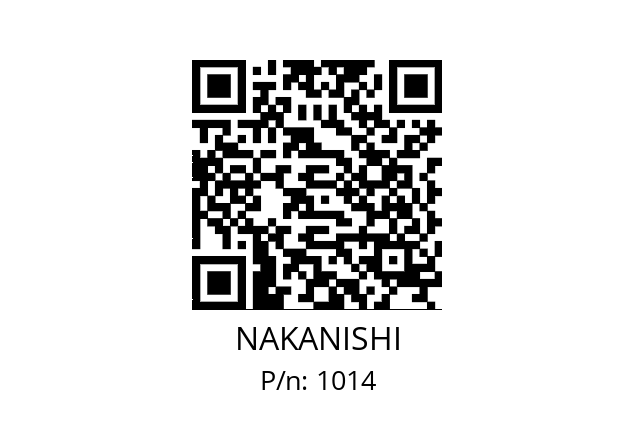   NAKANISHI 1014