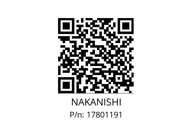   NAKANISHI 17801191