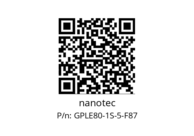   nanotec GPLE80-1S-5-F87