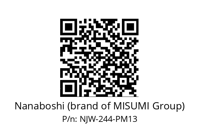   Nanaboshi (brand of MISUMI Group) NJW-244-PM13