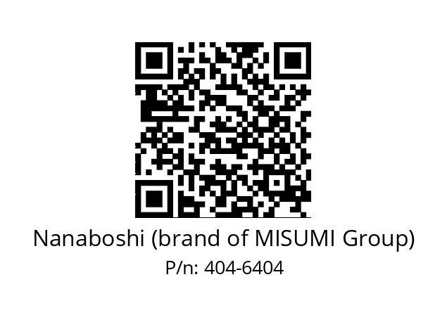   Nanaboshi (brand of MISUMI Group) 404-6404