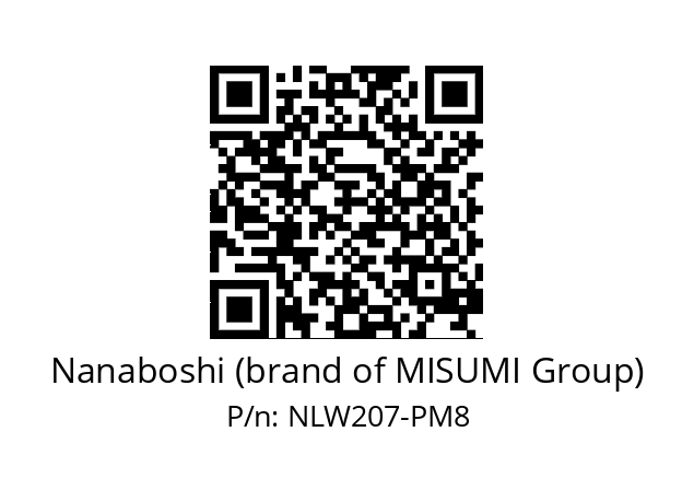   Nanaboshi (brand of MISUMI Group) NLW207-PM8