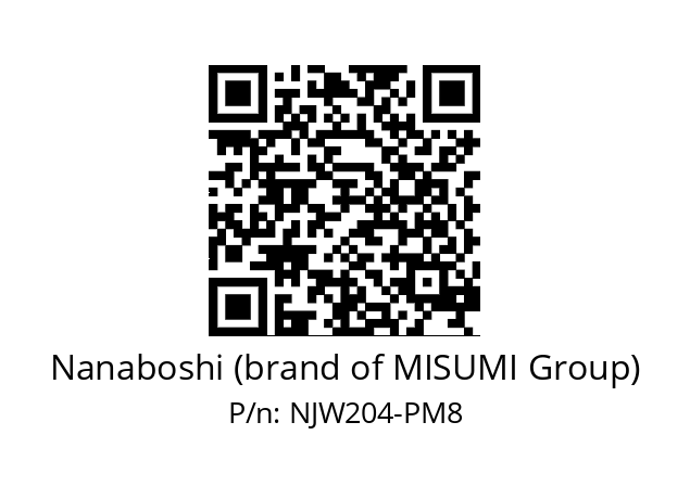   Nanaboshi (brand of MISUMI Group) NJW204-PM8