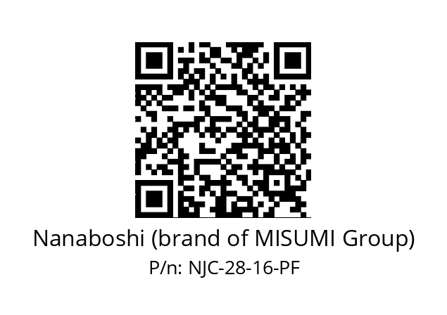   Nanaboshi (brand of MISUMI Group) NJC-28-16-PF