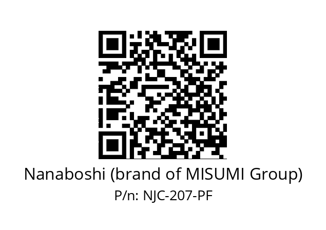   Nanaboshi (brand of MISUMI Group) NJC-207-PF