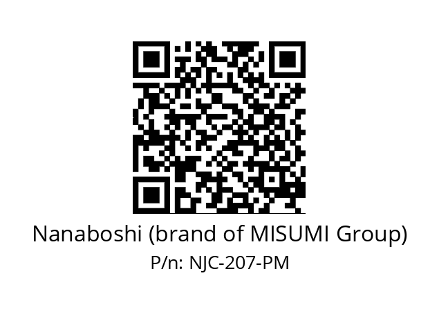   Nanaboshi (brand of MISUMI Group) NJC-207-PM