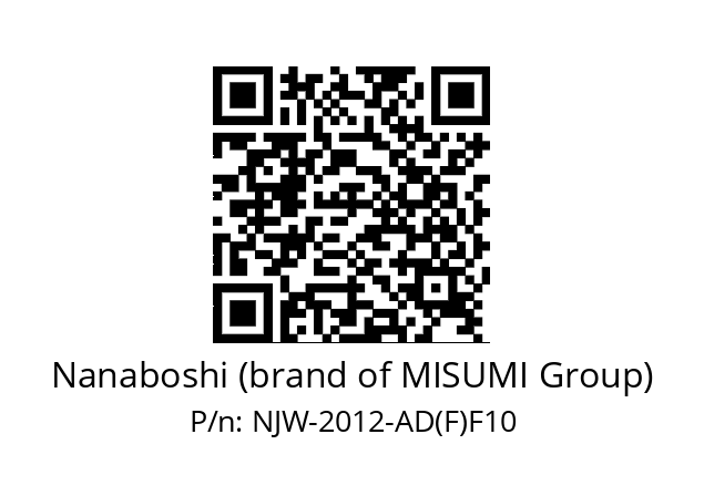   Nanaboshi (brand of MISUMI Group) NJW-2012-AD(F)F10