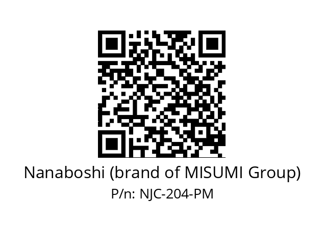   Nanaboshi (brand of MISUMI Group) NJC-204-PM