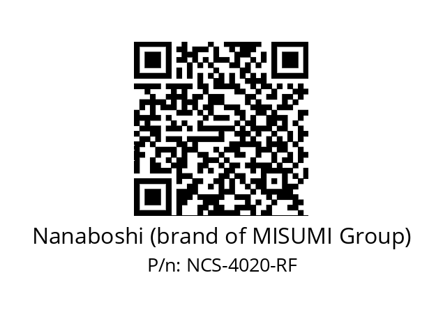   Nanaboshi (brand of MISUMI Group) NCS-4020-RF