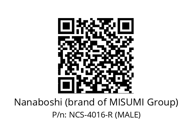   Nanaboshi (brand of MISUMI Group) NCS-4016-R (MALE)