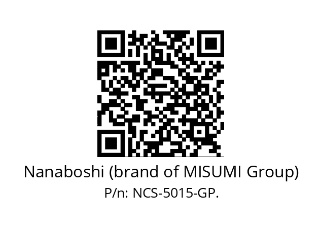   Nanaboshi (brand of MISUMI Group) NCS-5015-GP.