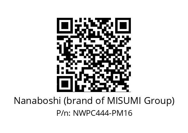   Nanaboshi (brand of MISUMI Group) NWPC444-PM16