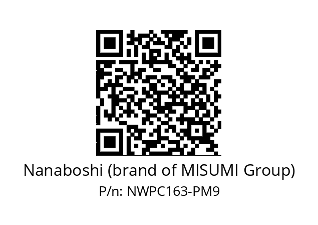   Nanaboshi (brand of MISUMI Group) NWPC163-PM9