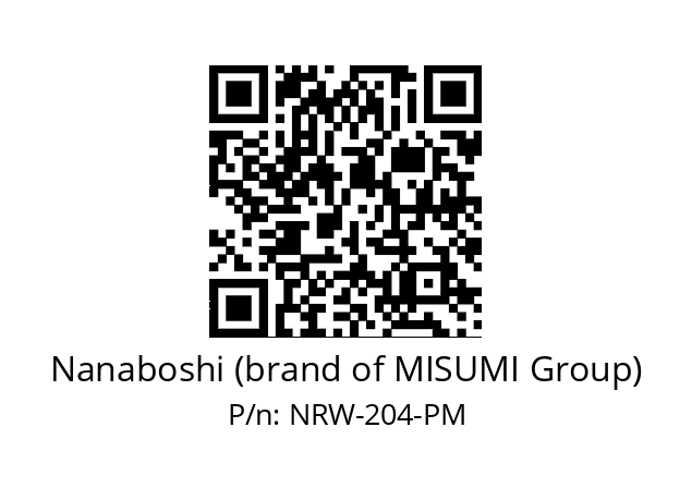   Nanaboshi (brand of MISUMI Group) NRW-204-PM