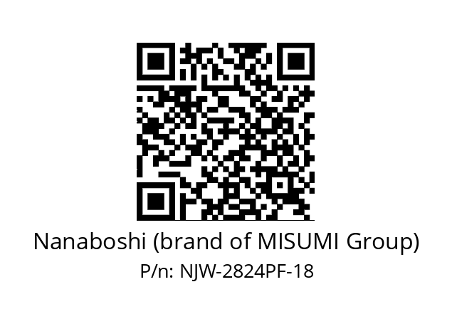   Nanaboshi (brand of MISUMI Group) NJW-2824PF-18