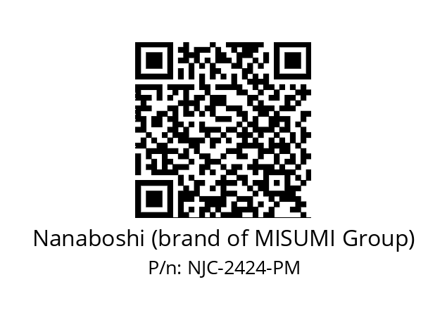   Nanaboshi (brand of MISUMI Group) NJC-2424-PM