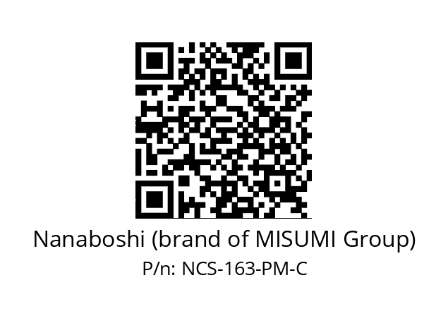   Nanaboshi (brand of MISUMI Group) NCS-163-PM-C