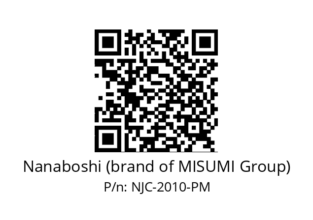   Nanaboshi (brand of MISUMI Group) NJC-2010-PM