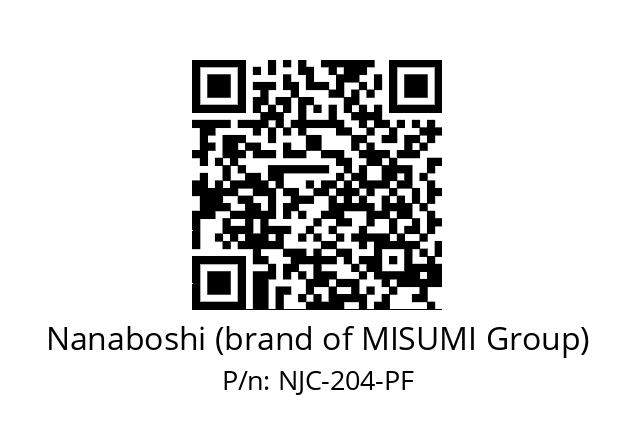   Nanaboshi (brand of MISUMI Group) NJC-204-PF