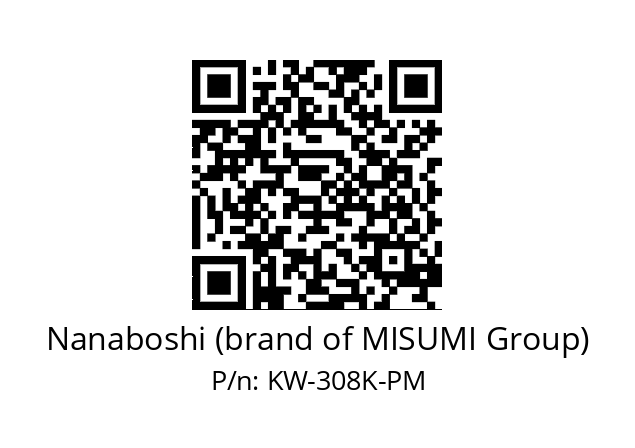   Nanaboshi (brand of MISUMI Group) KW-308K-PM