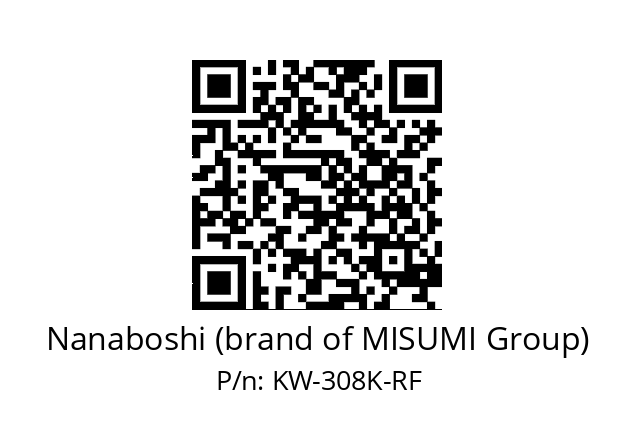   Nanaboshi (brand of MISUMI Group) KW-308K-RF