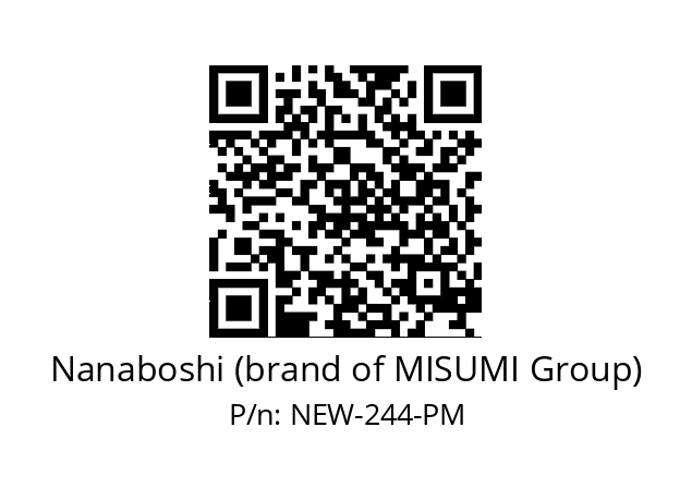   Nanaboshi (brand of MISUMI Group) NEW-244-PM