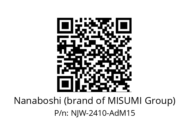   Nanaboshi (brand of MISUMI Group) NJW-2410-AdM15